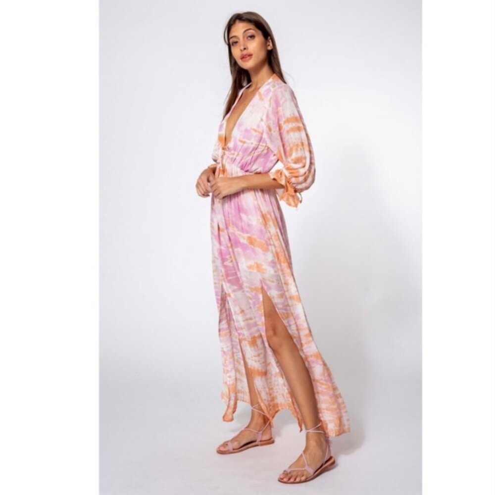 Young Fabulous & Broke Meadow Tie Dye Maxi Dress - Picture 6 of 13